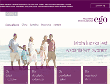 Tablet Screenshot of ego-psychologia.pl